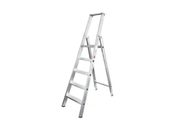 Iller Stufen Stehleiter mit Ablageschale 5 Stufen