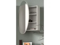 Inn.Furn Garderoben-Set in Weiß Hochglanz 226 cm Relief