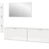 Clearance Inn.Furn Garderoben-Set 5-teilig in Weiß Hochglanz 238 cm SystemX