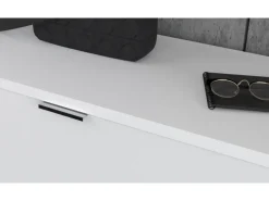 Inn.Furn Garderoben-Set 4-teilig in Weiß Hochglanz 117 cm SystemX