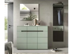 Online Inn.Furn Garderoben-Set 3-teilig in Salbei und Grau 180 cm Cooper