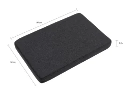 Inn.Furn Garderoben-Set 4-teilig Weiß Hochglanz 110 cm Grazie