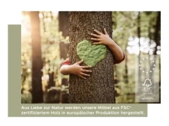 Inn.Furn Garderoben-Set 4-teilig Weiß Hochglanz 110 cm Grazie