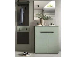 Discount Inn.Furn Garderoben-Set 3-teilig in Salbei und Grau 140 cm Cooper