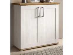 Clearance Inn.Furn Kommode Weiß Lärche Eiche Artisan 95 cm Landhaus Mirano