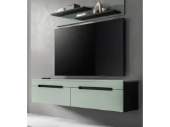 Inn.Furn TV-Lowboard und Wandboard in Salbei und Grau 170 cm Cooper
