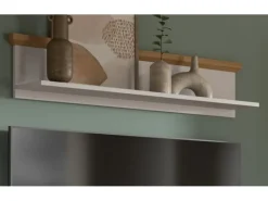 Inn.Furn Wandboard in Weiß Lärche Landhaus 110 cm Mirano