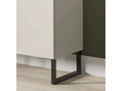 Outlet Inn.Furn Wohnwand in Kaschmir und Schwarz 305 cm Morena