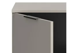 Outlet Inn.Furn Wohnwand in Kaschmir und Schwarz 305 cm Morena