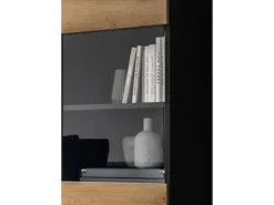 New Inn.Furn Wohnwand in Eiche und Grau 272 cm Cooper