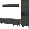 Inn.Furn Wohnwand in Grau Matt 258 cm Madea