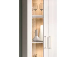 Outlet Inn.Furn Wohnwand in Weiß Lärche Landhaus 4-teilig 336 cm Mirano
