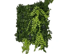 Jangal Wandpaneel Modular Wall Feral Green Mixed Flora 52 cm x 52 cm Grün