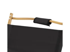 JAWINIO Outdoor Campingstuhl Holz Faltbar Mit Armlehnen Faltstuhl