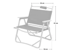 JAWINIO Outdoor Campingstuhl Holz Faltbar Mit Armlehnen Faltstuhl