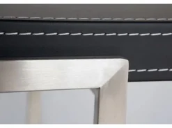 Online Jet-Line Aktenschrank/Regal Pavia in Schwarz Bezogen mit Kunstleder 220x180x40 cm