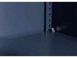 Jet-Line Stahlschrank Kiew in Anthrazit-Weiß 90 x 40 x 90 cm mit Abschließbaren Türen