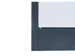 Jet-Line Stahlschrank Kiew in Anthrazit-Weiß 90 x 40 x 90 cm mit Abschließbaren Türen