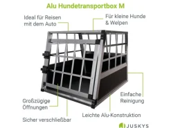 Juskys Alu Hundetransportbox M
