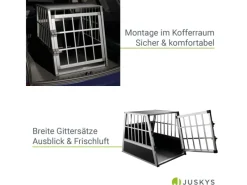 Juskys Alu Hundetransportbox L
