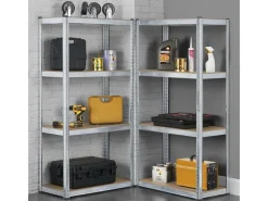 Discount Juskys 2er Set Lagerregal Easy 160 x 80 x 40 cm Silber