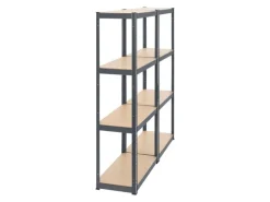 Juskys 2er Set Lagerregal Easy 160 x 80 x 40 cm