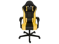 Juskys Gamingstuhl HyperSeat Schwarz/Gelb