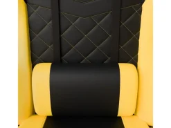 Juskys Gamingstuhl HyperSeat Schwarz/Gelb