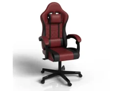 Juskys Gamingstuhl HyperSeat Bordeaux/Schwarz