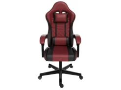 Juskys Gamingstuhl HyperSeat Bordeaux/Schwarz