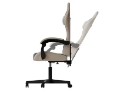 Discount Juskys Gamingstuhl HyperSeat Beige/Hellgrau Grau-Beige