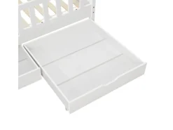 Juskys Kinderbett Marli 80 x 160 cm mit Bettkasten