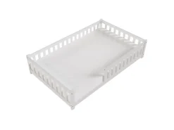 New Juskys Kinderbett Naya 120 x 200 cm mit Matratze Weiß