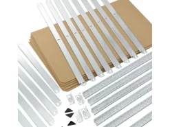 Online Juskys Lagerregal Basic 200 x 100 x 60 cm Verzinkt Silber