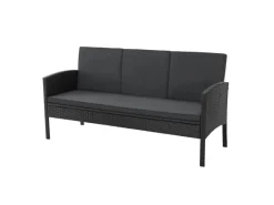 Juskys Polyrattan Gartenmöbel Sitzgruppe Turin