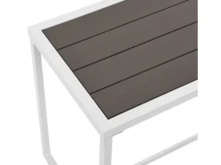 Juskys Sofa Set Gartenmöbel Bari mit Bezügen in Dunkelgrau