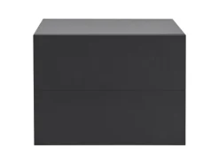 Juskys Wandschrank Nachttisch 40x29x30 cm mit 2 Schubladen