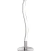 Outlet Just Light. LED Tischleuchte Wave Stahl H: 30 cm