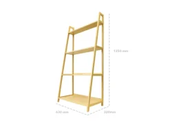 Clearance Karat Bambusregal Zaria Modernes Und Stilvolles Regal Leiterregal Aus Bambus