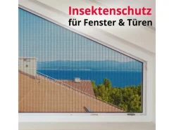 Hot Karat Fliegengitter für Fenster und Türen Zuschneidbar Reißfest 1 x 3 m