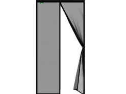 Discount Karat Fliegengitter Johnny Gestreift Klebemontage Klettverschluss 90 x 220 cm