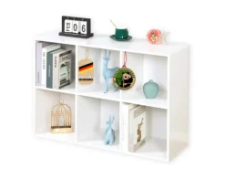 Karat Holzregal Vermont Stilvoller Raumteilerregal Mit 6 Fächern