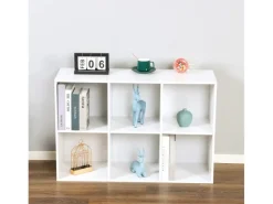 Karat Holzregal Vermont Stilvoller Raumteilerregal Mit 6 Fächern