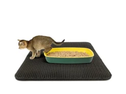 Karat Katzenstreumatte Charly in Wabendesign Abwaschbar 61 x 38 cm