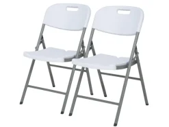 Online Karat Klappstuhl Okinawa Gartenstuhl für Garten Terrasse Balkon Robust 2er-Set