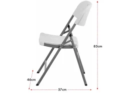 Online Karat Klappstuhl Okinawa Gartenstuhl für Garten Terrasse Balkon Robust 2er-Set