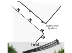 Sale Karat Pflanzenwand Fern Kunstpflanze zur Dekoration 50 x 50 cm Grün