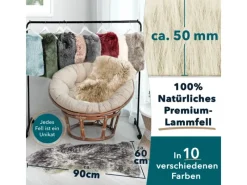 Karat Schaffell Audrey Natürliches Premium Lammfell Individuell Einsetzbar