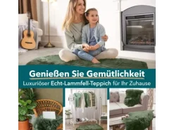 Best Karat Schaffell Audrey Natürliches Premium Lammfell Individuell Einsetzbar Thyme