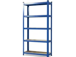 Karat Schwerlastregal Blau Maximale Traglast 875 kg 180 x 90 x 40 cm